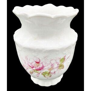 White Porcelain Flower Vase EPPCO Marquette East Palestine Ohio Pottery Antique